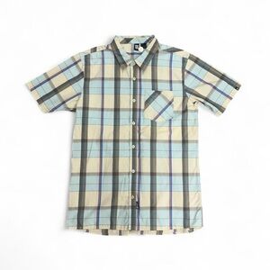Rusty Y2K Men's Multicolor Plaid Button Down Shirt